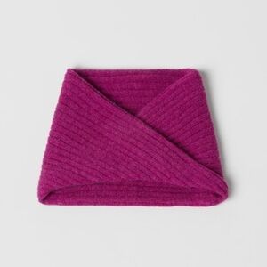 Zara Twisted Knit Collar Scarf